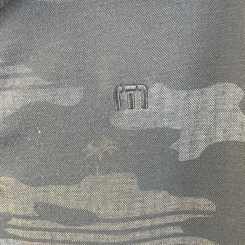 Travis Mathew Dark Blue Camouflage Polo - Picture 2 of 6